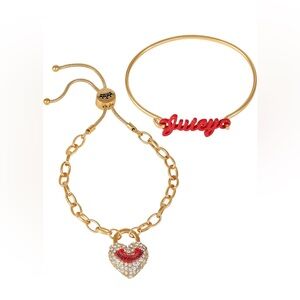 Double juicy couture bracelet set